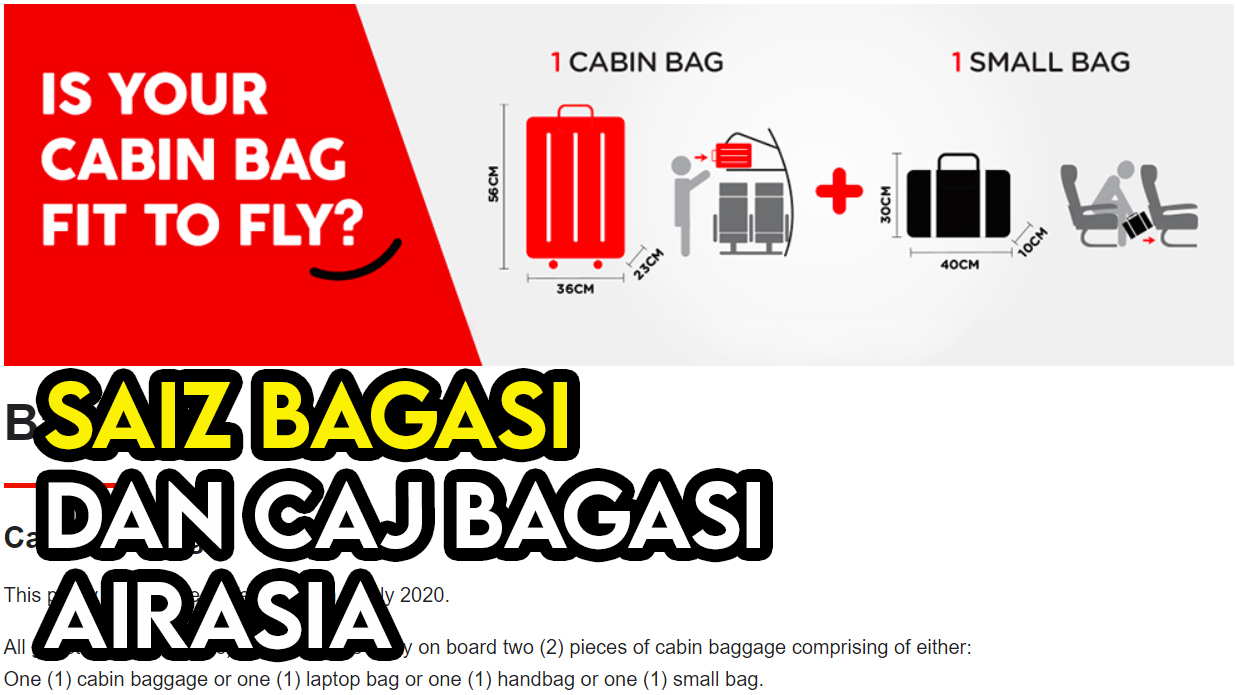 size baggage airasia
