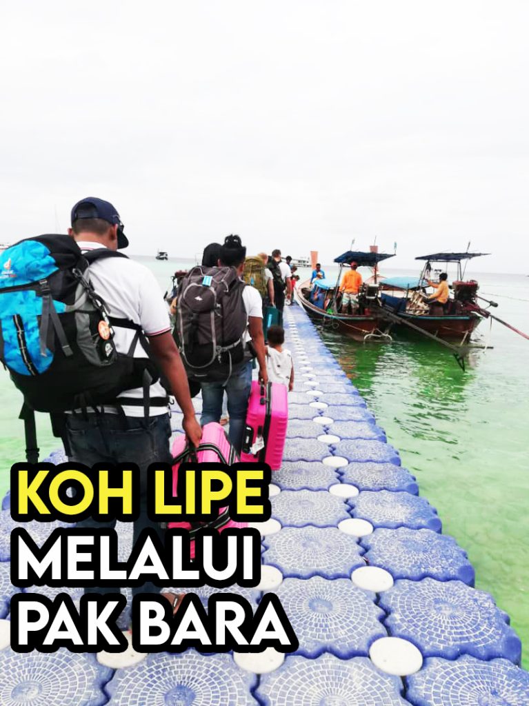 Cara dan Bajet ke Koh Lipe Thailand Melalui Pak Bara, Satun 1 naik bot ke koh lipe