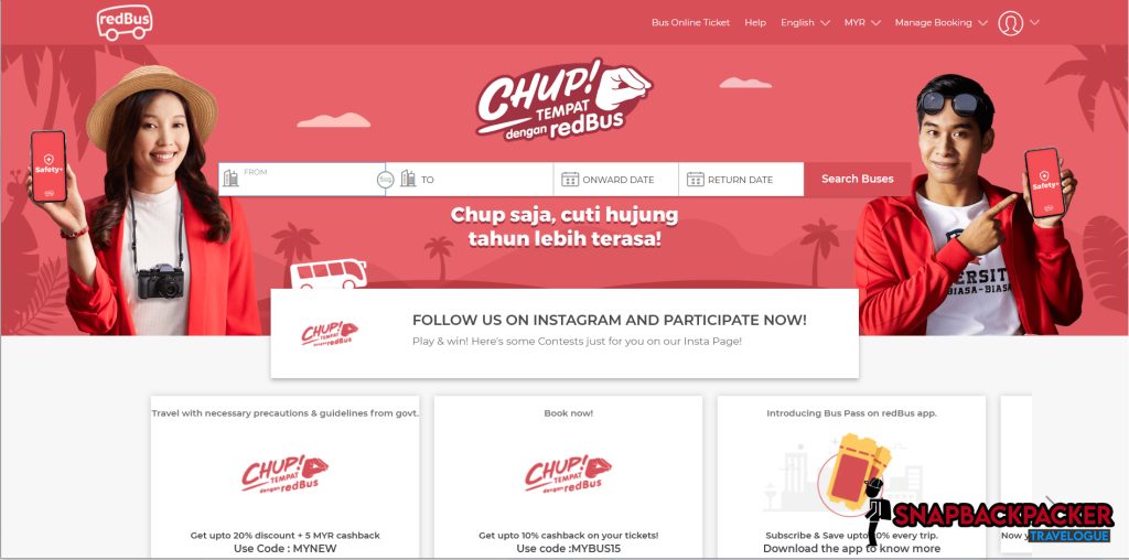 Senarai Aplikasi dan Laman Web Beli Tiket Bas Secara Online 4 redbus