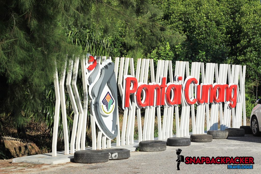 signboard pantai cunang