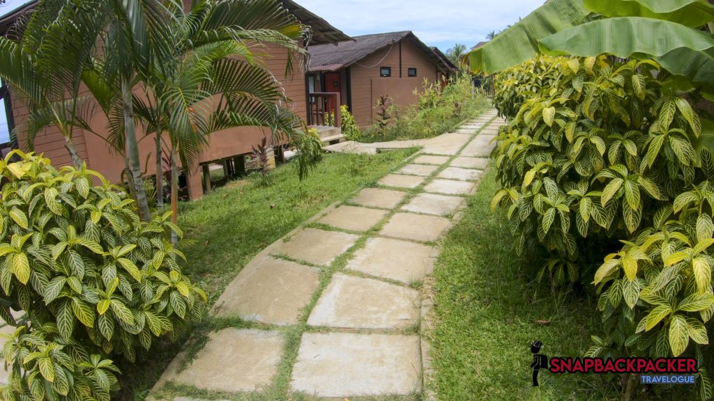 laluan ke chalet drock