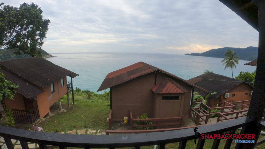 permandangan balkoni chalet