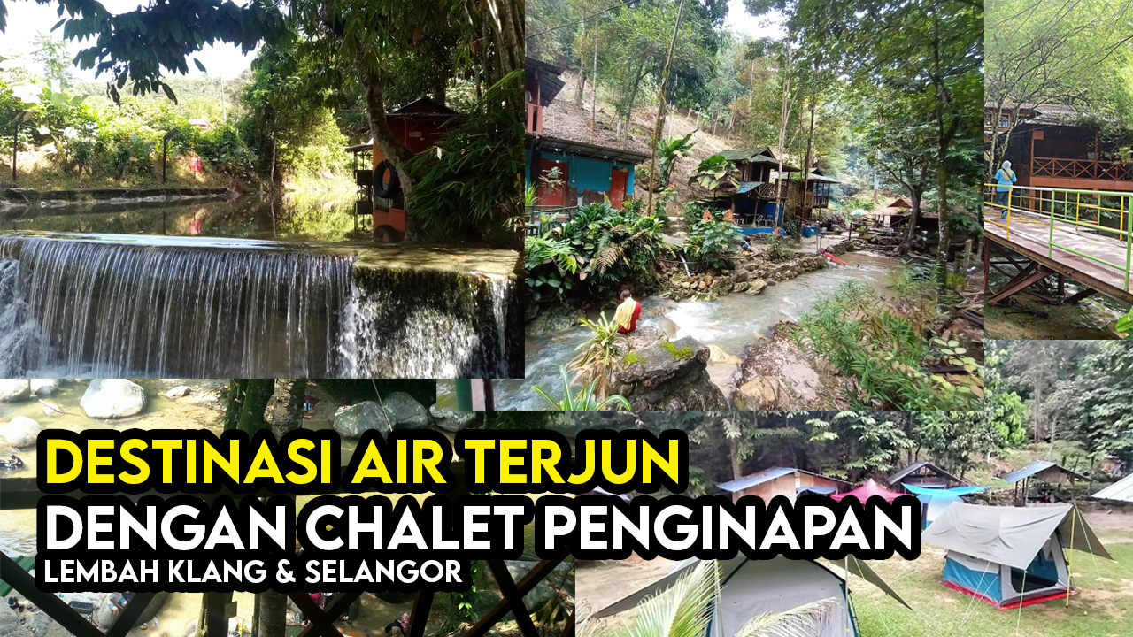 air terjun dan penginapan
