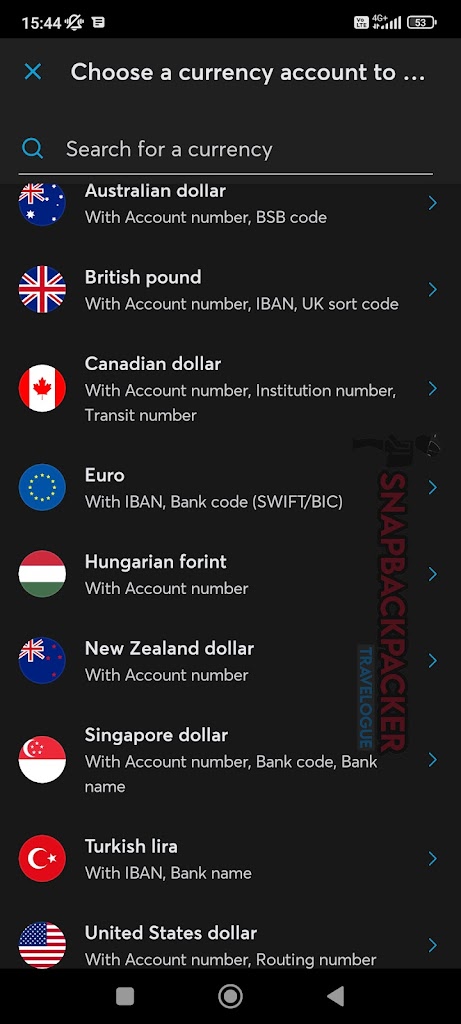 Supported Currency Wise 1
