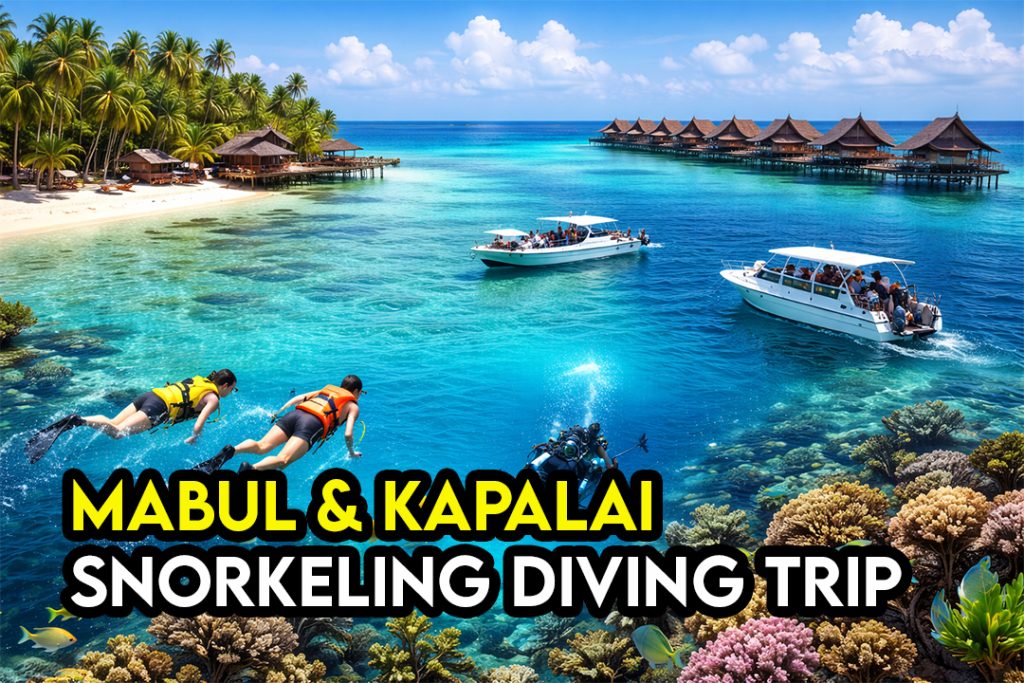 Mabul Kapalai Island Snorkeling atau Diving Day Tour Semporna Sabah