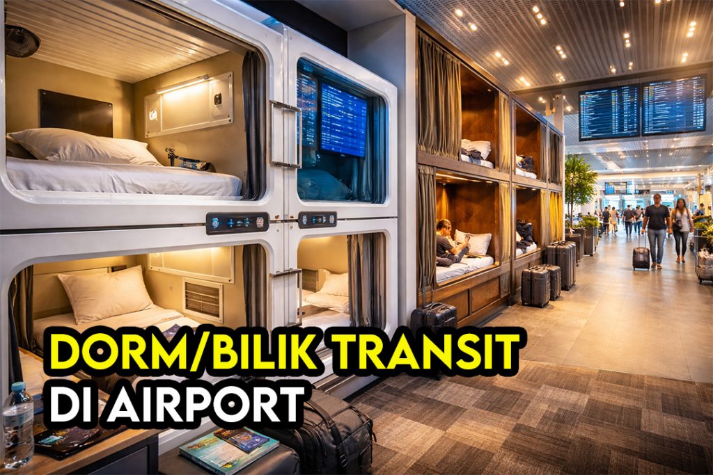 Senarai Airport Yang Ada Dorm Bilik Rehat Murah Untuk Transit
