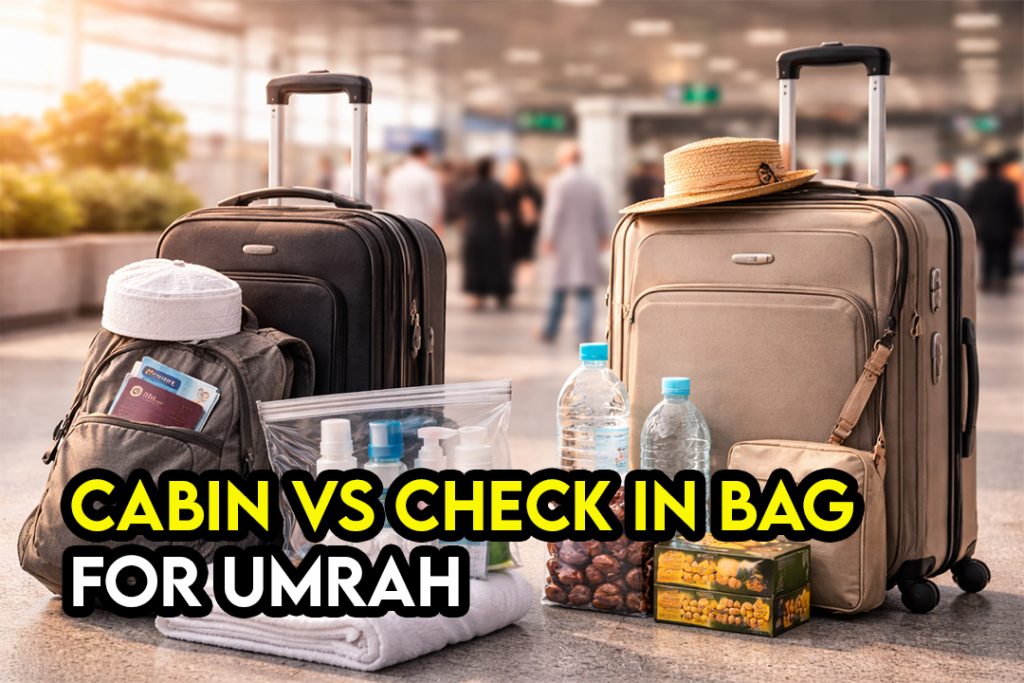 Bagasi Kabin vs Check in Untuk Umrah Mana Lebih Praktikal