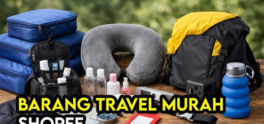 Barang Travel Murah di Shopee untuk Kaki Jalan (Under RM30)
