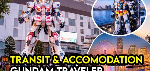 Panduan Transit & Penginapan Dekat Odaiba / Yokohama Untuk Pelancong Gundam