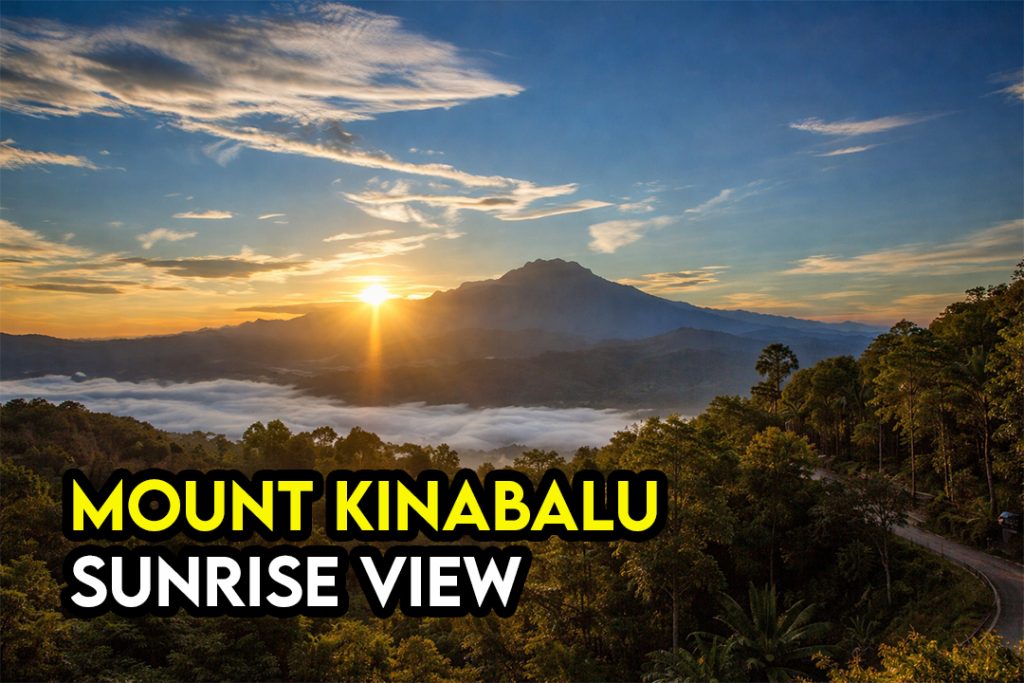 Mount Kinabalu Sunrise view from Kokol Hill with Local Breakfast
