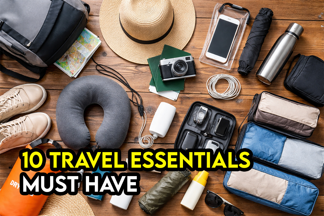 10 Travel Essentials Wajib Ada (Best Travel Accessories 2026)