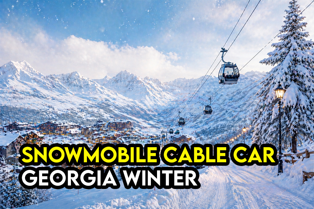 Aktiviti Menarik Musim Sejuk Di Georgia: Dari Cable Car Hingga Snowmobile