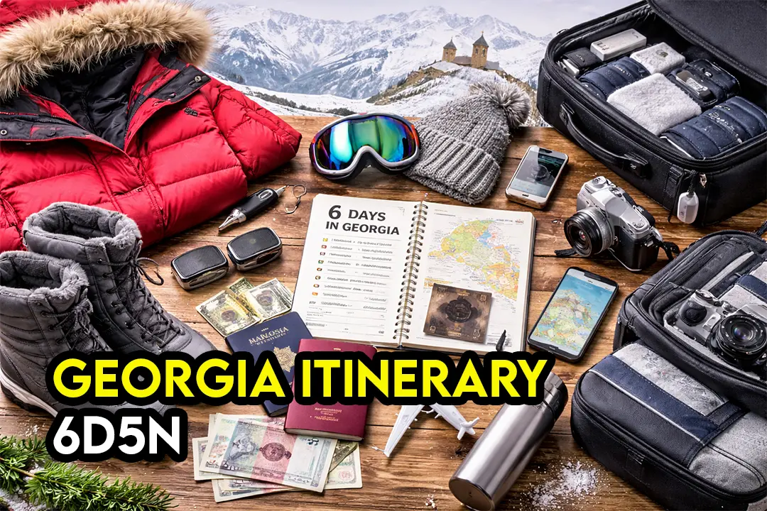 Itinerari 6 Hari 5 Malam Ke Georgia Musim Sejuk (Budget & Tips 2026)