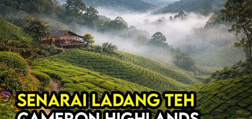 Ladang Teh Hidden Spot Selain Boh Tea Plantation di Cameron Highlands (Kurang Sesak & View Cantik)