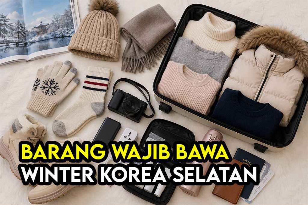 Checklist Barang Wajib Bawa Ke Korea Musim Sejuk 2026 – Panduan Lengkap Untuk Pelancong Malaysia 1 Checklist Barang Wajib Bawa Ke Korea Musim Sejuk 2026 – Panduan Lengkap Untuk Pelancong Malaysia