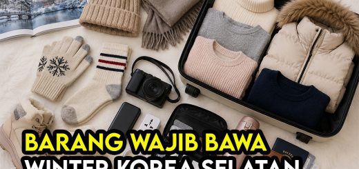 Checklist Barang Wajib Bawa Ke Korea Musim Sejuk 2026 – Panduan Lengkap Untuk Pelancong Malaysia