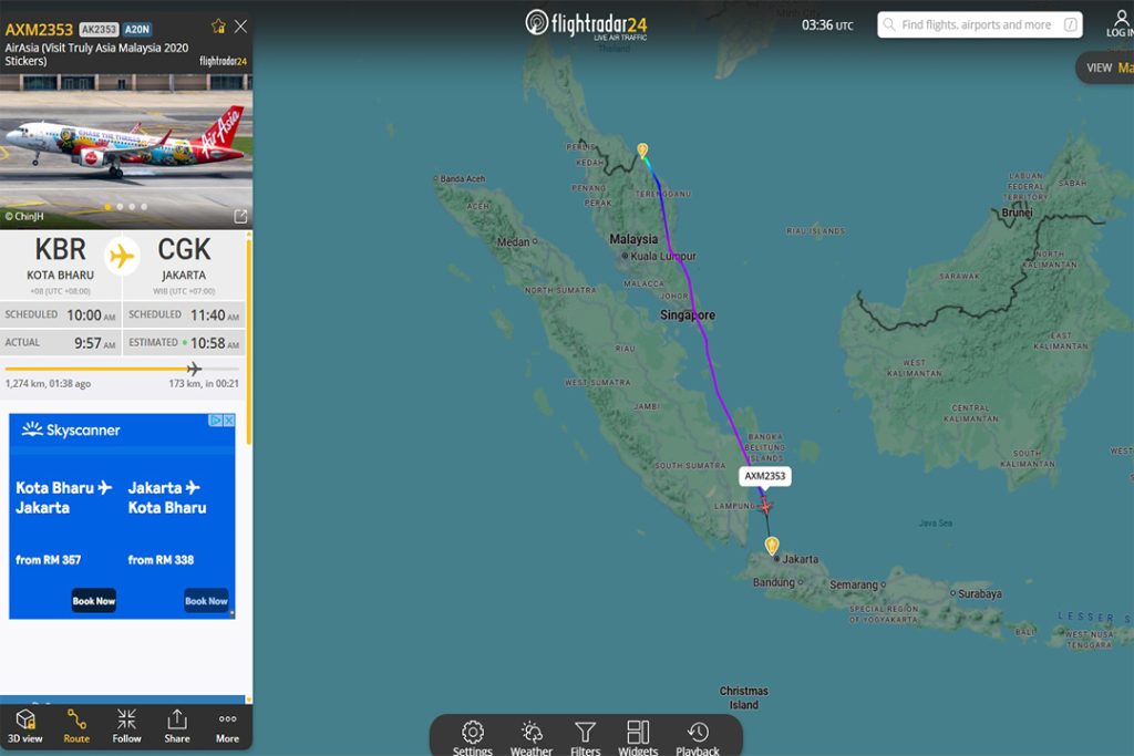Direct Flight Kota Bharu Ke Jakarta: Panduan Lengkap Untuk Pelancong Malaysia 2 flight kbr cgk flightradar24
