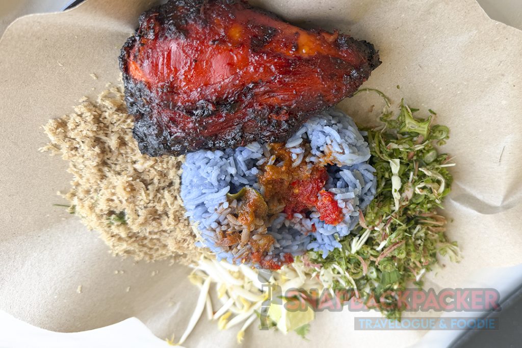 nasi kerabu ayam bakar 1