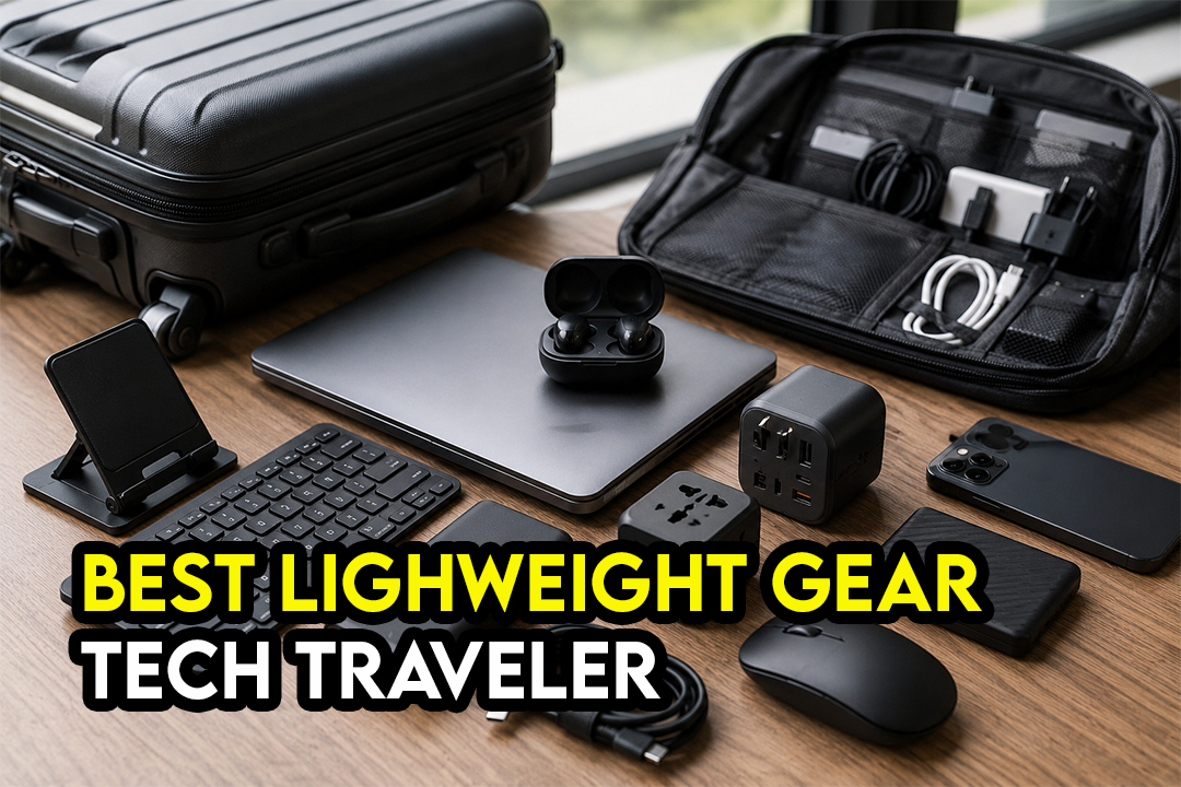 Best Lightweight Tech Gear for Carry-On Only Travelers (2026 Guide)